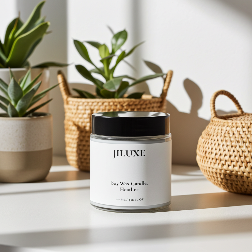 Soy Wax Candle, Heather