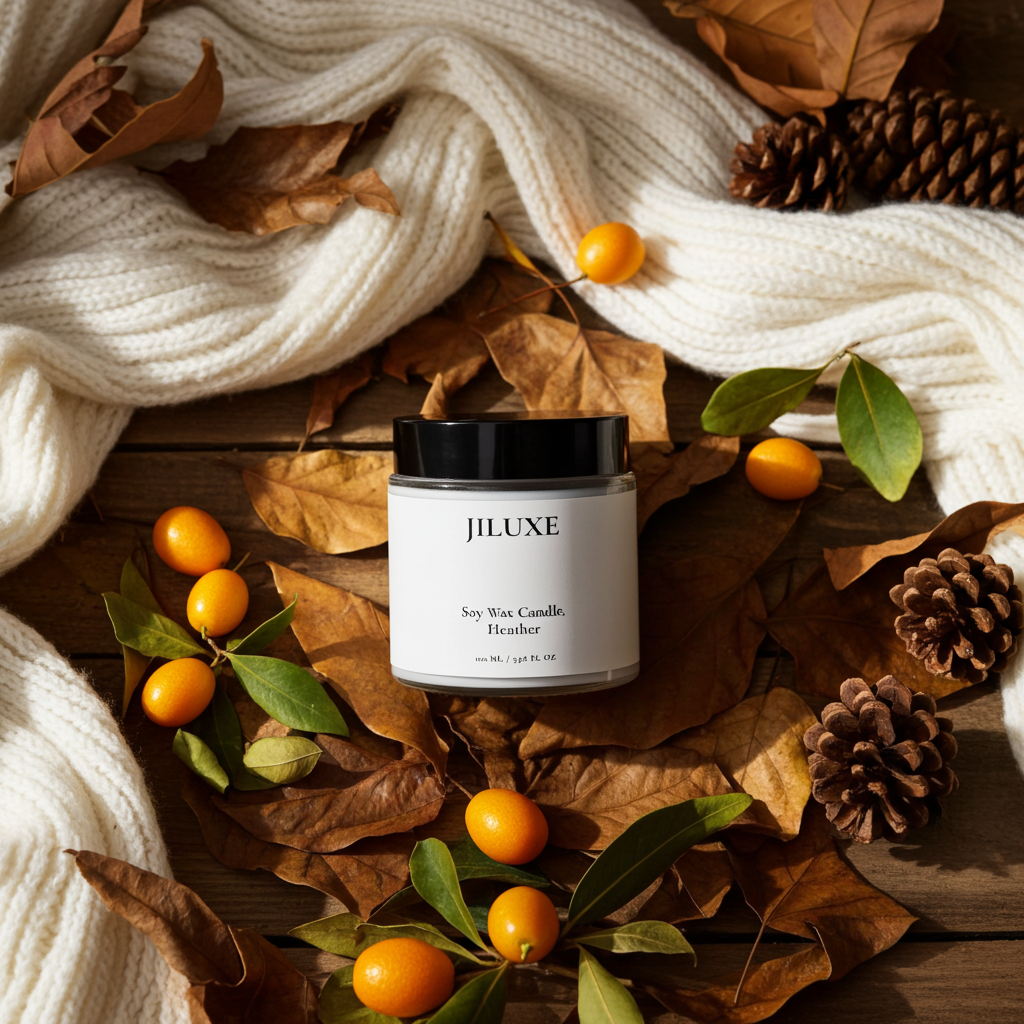 Soy Wax Candle, Heather