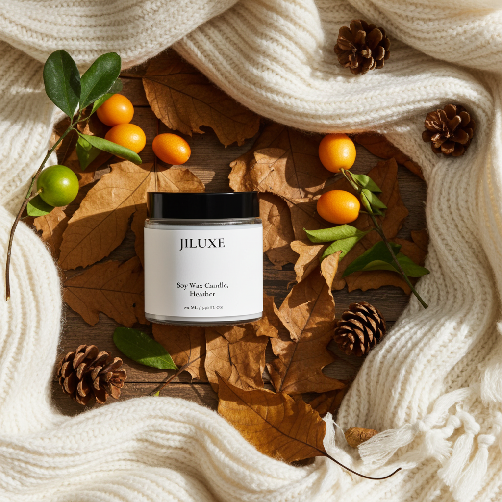 Soy Wax Candle, Heather